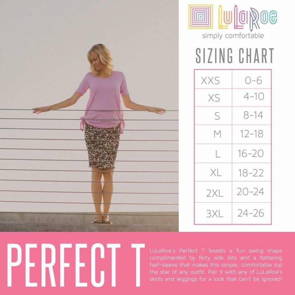 LuLaRoe Size XS Olive Colored Perfect T!! - Picture 5 of 5
